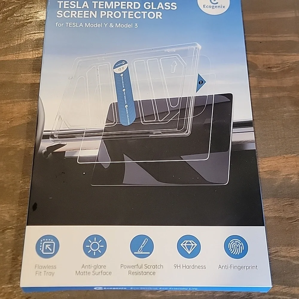Tempered Glass Screen Protector - Black